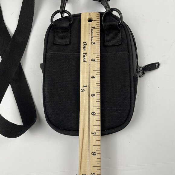 Cookies Original Crossbody Bag Small Canvas Card Slots Detachable Strap Black - Picture 3 of 9